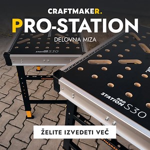 Za vas imamo odličnega pomočnika – večnamensko zložljivo delovno mizo CRAFTMAKER. 💪 Idealna delovna površina za profesionalce in domače mojstre ponuja vrsto prednosti: ✅ Nastavljiva višina do 90 cm ✅ Največja dovoljena obtežitev 450 kg ✅ Robustna konstrukcija ✅ Dostavljena z dodatno opremo | Craftmaker Tools