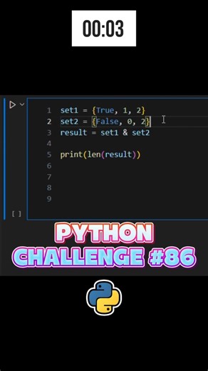 Can You Solve This Python Boolean Set Challenge? 🐍 #PythonChallenge
