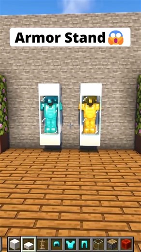 minecraft armour stand design 🤯