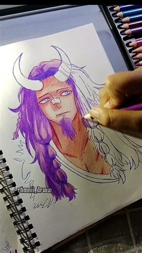 Loki fanart drawing #animedrawing #onepiece