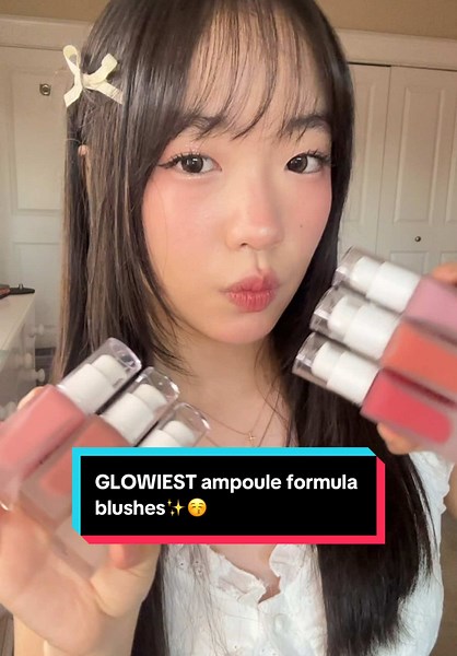 Discover the GLOWIEST Ampoule Formula Blushes