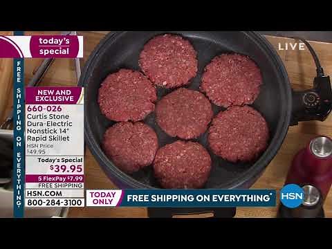 Curtis Stone DuraElectric Nonstick 14" Rapid Skillet