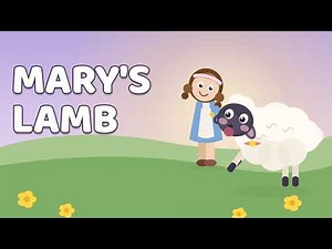 Mary Had a Little Lamb 🐑 Sing Along for Kids