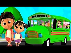 Roues Sur Le Bus | Comptines | Chansons pour enfants | Bus for Kids | Kids Poems | Wheels On the Bus