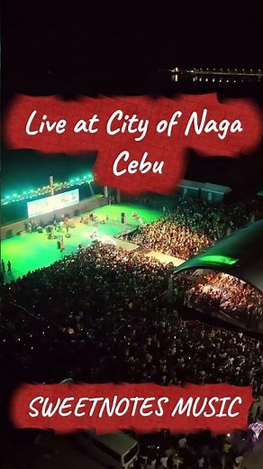 Sweetnotes Music Live at City of Naga Cebu ❤️ #concert #sweetnotes