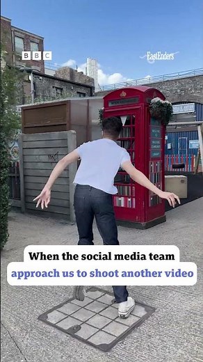 When the social media team ask you for another video... #eastenders #ugc #socialmedia