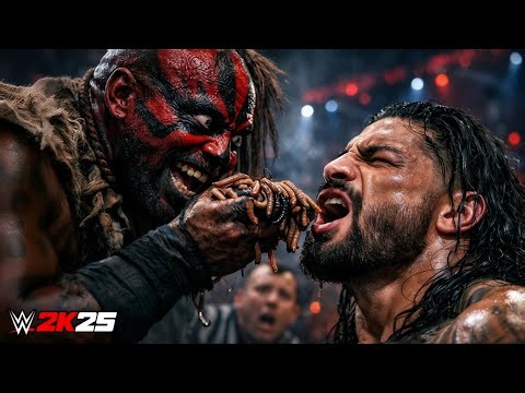 Roman Reigns vs. Boogeyman • Scary Extrme Rules Match 🔥 WWE 2K25 (April 12, 2026) #romanreigns
