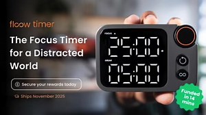 Flow Timer: For Productivity and Focus (Full video, click the link below.) https://www.kickstarter.com/projects/minimaldesksetups/flow-timer-for-productivity-and-focus?ref=discovery_newest&total_hits=98973&category_id=337 Thoughtfully-designed solid metal Pomodoro timer. Dual customizable focus & break presets for deep work, focus sessions and flow. | Creative New Idea Gizmos | Facebook