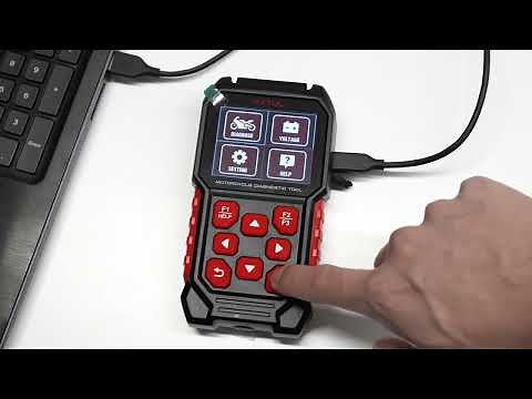 How to upgrade the software of FXTUL M4 #clives #fxtul #motorcycle #diagnostictool