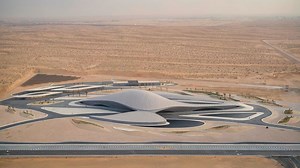Futuristic building designed by late Zaha Hadid uses Tesla battery packs