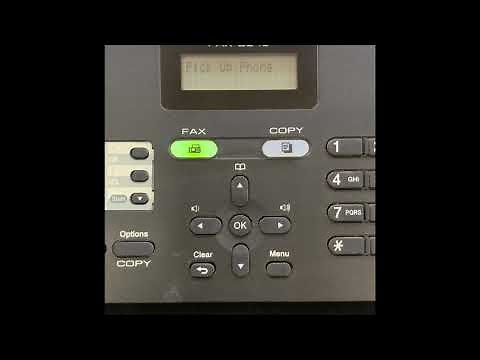 Sending & Receiving By Brother IntelliFAX 2840