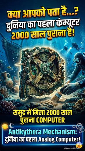 2000 Year Old Computer Found in the Ocean! 😱😳2000 Year Old Computer Found in the Ocean! #shorts