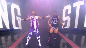 "Sometimes heroes don't wear capes... they wear neck braces!" #TheKingdom gives a loving tribute to their comrade, Roderick Strong, and calls out #AEW World & #ROH World Tag Team Champion MJF! Watch #AEWRampage LIVE on TNT! | All Elite Wrestling