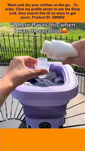 This is a portable, compact washing machine.