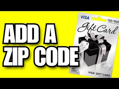 How To Add A Zip Code To A Vanilla Gift Card (2026)