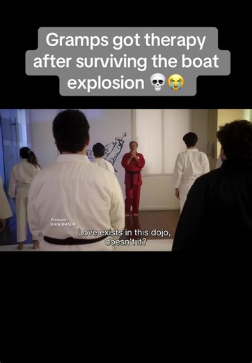 What happened to kreese?!💀😭 #cobrakai #johnkreese #sensei #karate #thegoldbergs #kindness