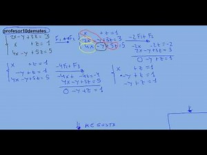 Gauss 6a compatible indeterminate solved exercise