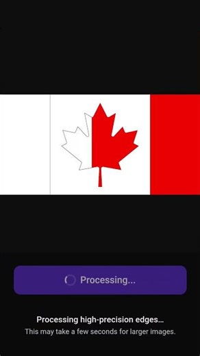 Canada Flag → Coloring Page