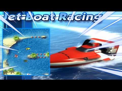 Jet Boat Racing [Flash Player] - Fun Race - Gameplay Walkthrough - Old PC Games