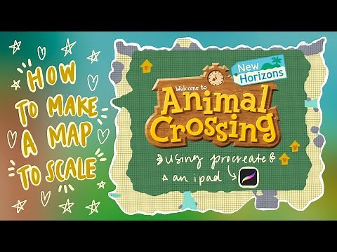 How to Make the Perfect Custom ACNH Map Using Procreate - Animal Crossing: New Horizons