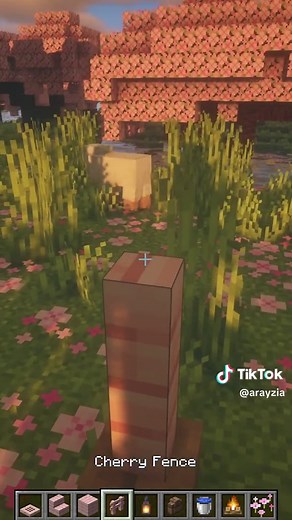 Minecraft Cherry Blossom Hot Tub Tutorial