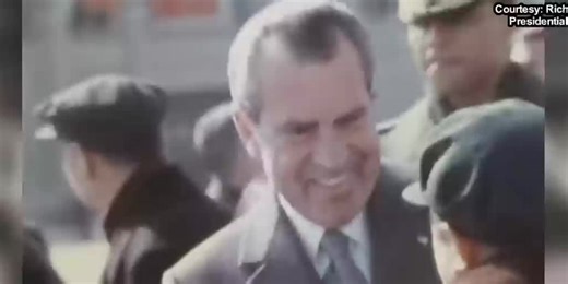 President Nixon visited China, ended 20-year stand-off on Feb. 20, 1972