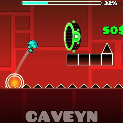 Orange Level Challenge In GD [Geometry Dash Short]