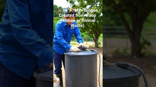 💩➡️⚡ Mini Biogas Created from Poop (Human or Animal Waste) #enery | Impact Newswire