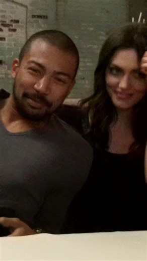 #TBT: THE ORIGINALS' Phoebe Tonkin and Charles Michael Davis Goof Off Before an Interview