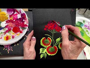 Learn to Paint One Stroke - LIVE With Donna: Geranium & Other A-Z Flowers Demo | Donna Dewberry 2026