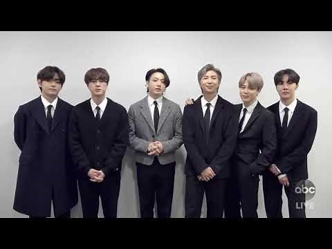 BTS Wins Favorite Duo/Group Pop/Rock - AMAs 2020