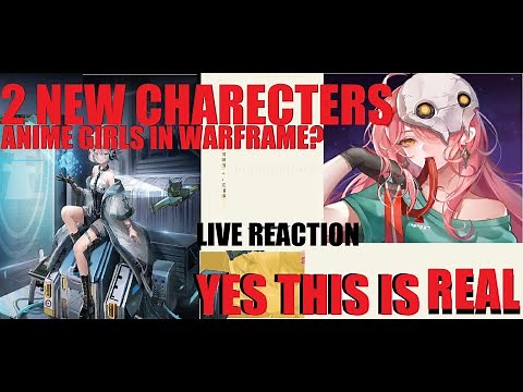 [WARFRAME REACT] New Anime Girl Characters In Warframe? Reacting To Trailer | Abyss Of Dagath