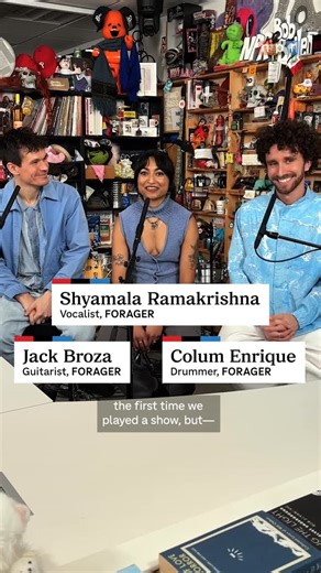 NPR Music on Instagram: "#tinytalk • @forager.music discuss their creative process, artistic growth and the unexpected ways their music connects with listeners.⁠ ⁠ Tap the link in our bio to watch FORAGER's Tiny Desk Concert.⁠ ⁠ Host: @djcuzzinb • Bobby Carter/NPR⁠ Producer: @alanteserene • Alanté Serene/NPR"