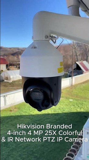 Hikvision Branded：4-inch 4MP 25X Colorful&IRNetwork PTZ IPCamera#hikvision#ipcamera