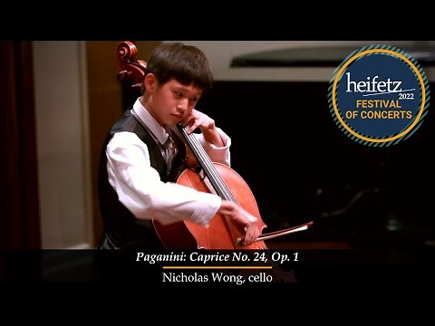 Paganini: Caprice No. 24 | Nicholas Wong, cello
