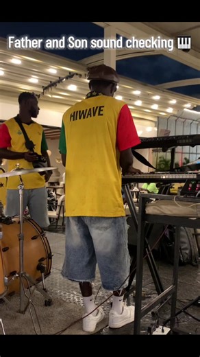 @Khodjho Fsharp @MannyAudio @HiWave Band @Kofi Pages Gh @Elephant 🐘Muzik @Eugene_drumz @Nii Allotey #soundcheck #keytar #hiwaveband #fyp