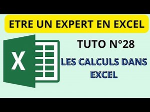 Tuto Expert en Excel Les calculs dans Excel