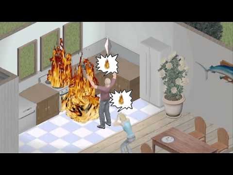 How Sims React To Fire Through The Sims History