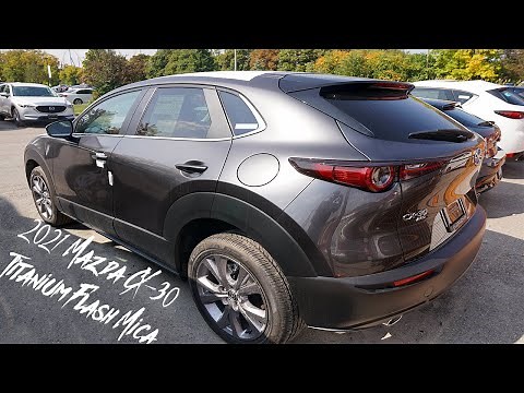 2021 Mazda CX 30 Titanium Flash Mica Exterior and Interior Walk Around