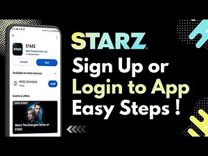 Log In STARZ | How to Sign Up Account on STARZ !