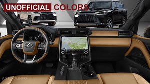 2026 Lexus LX 600 Gets Virtually Refreshed, Showcases New Digital Color Options