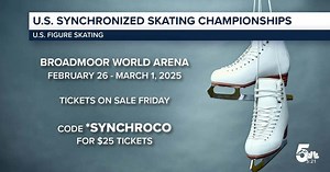 Colorado Springs will host the 2025 US Figure Skating Synchronized Skating National Championship