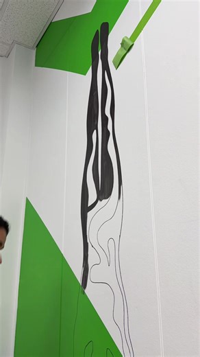 Simple mural painting 🎨