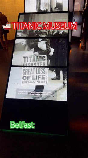 🚢 TITANIC MUSEUM IN BELFAST ☘️#shorts #irishtourism