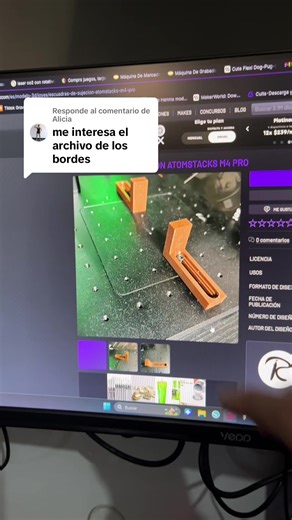 Descarga de escuadras de sujeción para AtomStack M4 Pro