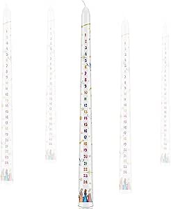 Christmas Advent Candle Countdown Christmas Calendar Candle Three Wise Men Advent Calendar, 12 Inch