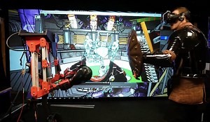 Someone went and built a robot that punches you when you get hit in VR