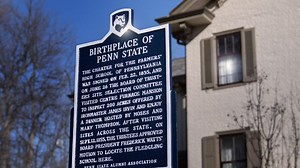 ‘Birthplace of Penn State’ historical marker dedicated at Centre Furnace Mansion | Penn State University