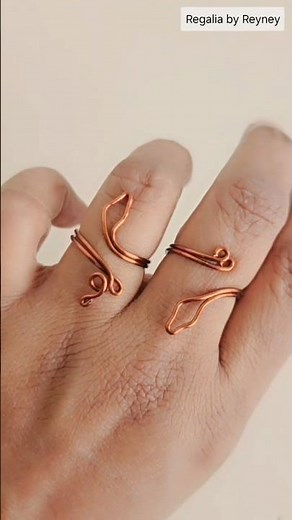 Easy Adjustable Wire Wrap Snake Ring in 20ngauge copper wire