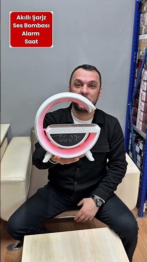 🔊 BT-3401 G-Tasarımlı RGB Kablosuz Şarjlı Dijital Saatli Bluetooth Hoparlör